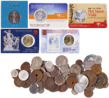 Lote de 88 monedas de diversos países europeos. A examinar. MC/S/C.