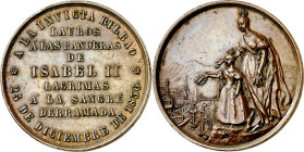 1836. Isabel II. Bilbao. A los defensores del sitio - Segundo levantamiento. (O'Connor pág. 236) (Ruiz Trapero 619) (V. 773) (V.Q. 14267). Grabadores:...