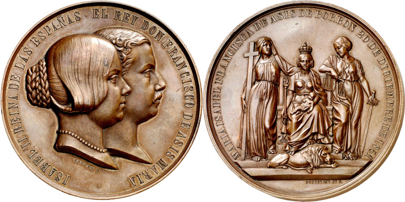 1851. Isabel II. Natalicio de la princesa de Asturias. (O'Connor pág. 251) (RAH....