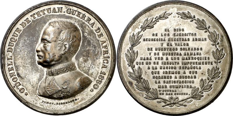 1860. Isabel II. Guerra de África. O'Donnell, duque de Tetuán. (V.Q. 14347 sim)....