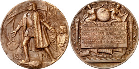 Estados Unidos. 1892-1893. Chicago - Exposición Mundial Colombina. (V. 561). Premio otorgado. Grabadores: A. Saint Gaudens y C. E. Barber. Rayitas y g...