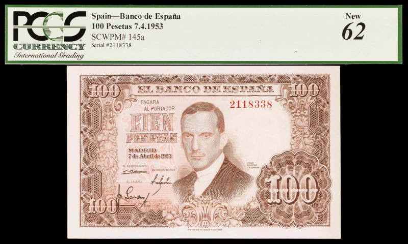 1953. 100 pesetas. (Ed. D65) (Ed. 467). 7 de abril, Romero de Torres. Sin serie....