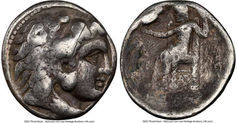 MACEDONIAN KINGDOM. Alexander III the Great (336-323 BC). AR tetradrachm (26mm, ...