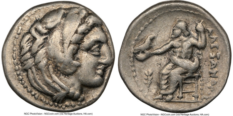 MACEDONIAN KINGDOM. Alexander III the Great (336-323 BC). AR drachm (17mm, 10h)....