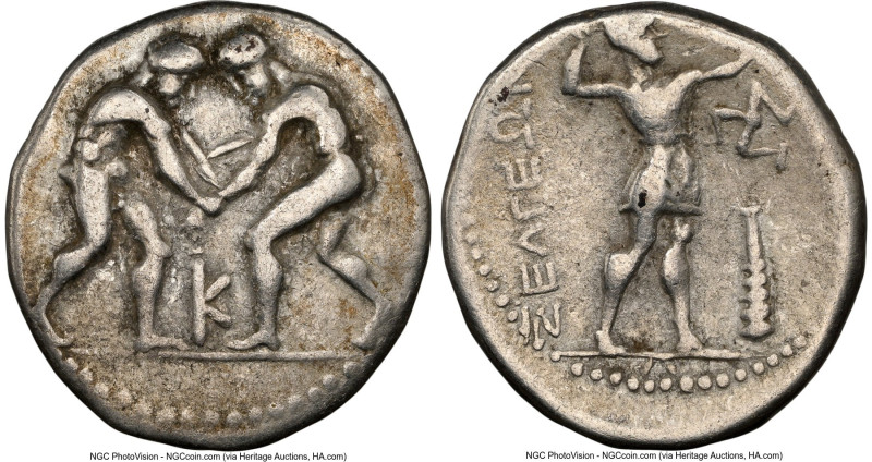 PISIDIA. Selge. Ca. 325-250 BC. AR stater (23mm, 9.92 gm, 12h). NGC Choice Fine ...