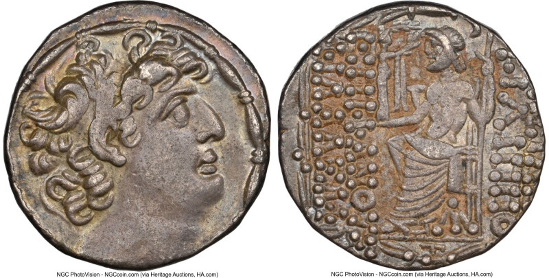 SELEUCID KINGDOM. Philip I Philadelphus (ca. 95/4-76/5 BC). AR tetradrachm (24mm...