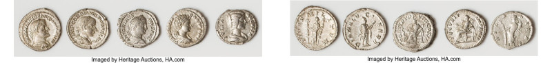 ANCIENT LOTS. Roman Imperial. Lot of five (5) AR denarii. Fine-XF. Includes: Fiv...