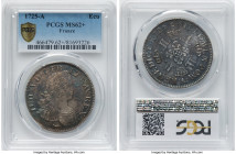 Louis XV Ecu 1725-A MS62+ PCGS, Paris mint, KM472.1, Dav-1329. Rose, gold and teal toning. Half point shy of the top grade at PCGS. HID09801242017 © 2...