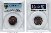 Gelderland. Provincial Duit 1759 MS65 Brown PCGS, Harderwijk mint, KM93. HID09801242017 © 2023 Heritage Auctions | All Rights Reserved