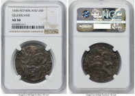 Gelderland. Provincial 1/2 Lion Daalder (24 Stuivers) 1646 AU58 NGC, Nijmegen mint, KM13.4. HID09801242017 © 2023 Heritage Auctions | All Rights Reser...