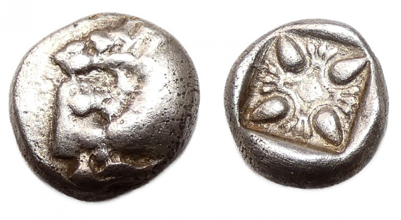 Ionia, Miletos 
AR Diobol, late 6th - early 5th century BC., 8 mm, 1.06 g.