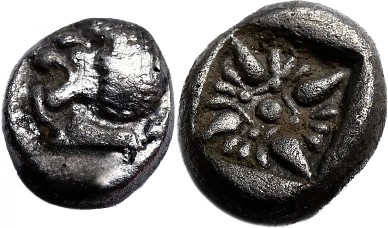 Ionia, Miletos
AR Diobol, late 6th Century BC., 9 mm, 1.21 g.