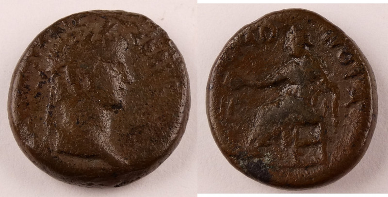 Egypt, Alexandria
Nero AD 54-68 Billon Tetradrachm, 24 mm, 12.85 g.