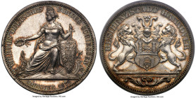 Hannover. Prussian Rule "Fourth German Confederation Shooting Festival" Medallic Taler 1872 MS65 PCGS, KM-X1, Thun-179. Marking the Fourth German Shoo...