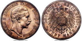 Prussia. Wilhelm II Proof 5 Mark 1893-A PR65 PCGS Berlin mint, KM523, Dav-789, J-104. A Prussian Proof issue that is seldom encountered at public auct...