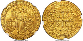 Flanders. Philip the Bold (1384-1404) gold Ange d'Or (Gouden Engel) ND (from 1387) MS64 S NGC, Ghent mint, Fr-167, Delm-472 (R3), Vanhoudt/Saunders-27...