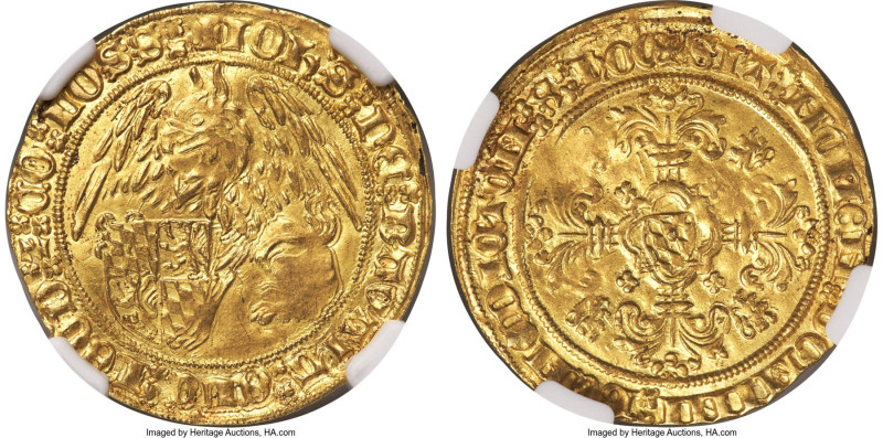 Liege. John of Bavaria (1389-1418) gold Griffon d'Or ND (c. 1412) MS63+ NGC, Lie...