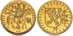 Republic gold 10 Dukatu 1934 MS66 NGC, Kremnitz mint, KM14, Fr-4. An ever-welcome type that continues to see its star rise amongst a swath of collecto...