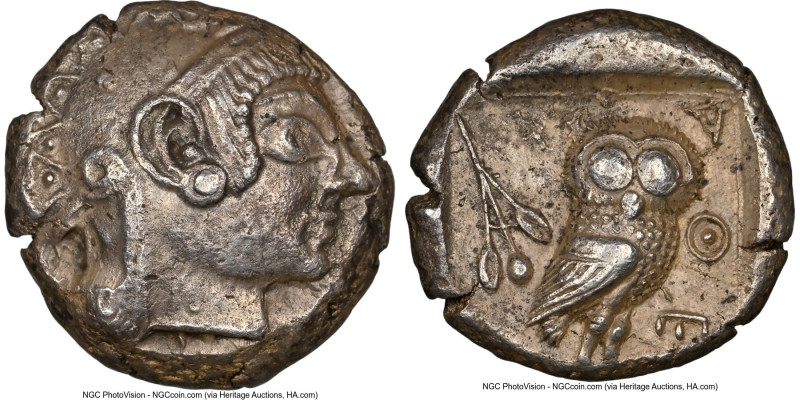 ATTICA. Athens. Ca. 510/500-480 BC. AR tetradrachm (22mm, 17.08 gm, 5h). NGC Cho...