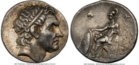 PERGAMENE KINGDOM. Philetaerus (284-263 BC). AR tetradrachm (29mm, 16.78 gm, 12h). NGC Choice XF 5/5 - 2/5, Fine Style, brushed. Posthumous issue of S...