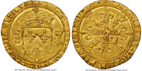 Brittany. François I gold Ecu d'Or au soleil de Bretagne ND (1515-1547) MS64 NGC, Rennes mint, Fr-364, Dup-790. 3.40gm. 2nd Type. (cross with ermine):...