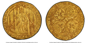 Jean II le Bon gold Royal d'Or ND (1350-1364) MS63 PCGS, Dup-293A, Fr-278. 3.57gm. A splendid and scarce French Medieval type, emanating with an evoca...