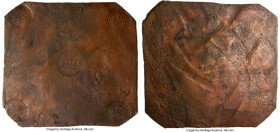 Frederick I copper "Plate Money" 4 Daler 1723 XF, Avesta mint, KM-PM74, SMB-200. 247x230mm. A well-preserved example of a date we haven't offered befo...
