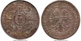 Basel. City 2 Taler ND (c. 1640) AU58 NGC, KM-A95, Dav-1740, HMZ-2-77a. 56.07gm. A popular double Taler type displaying appreciable detail and a dark ...