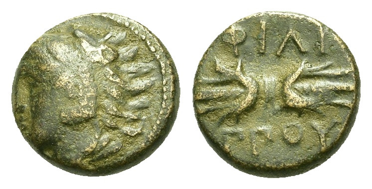 Kings of Macedon. Philip II (359-336 BC). Æ 1/4 Unit (11,5mm, 1.9g). Uncertain m...