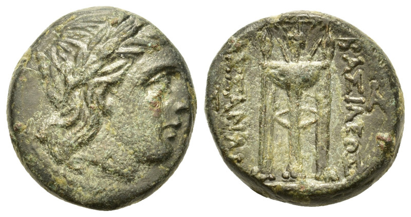 kings of Macedon. Kassander (305-298 BC). Æ Unit (18,7mm, 7g). Uncertain mint in...