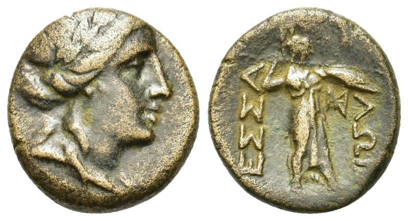 Thessaly, Thessalian League, mid-late 1st century BC. Æ Trichalkon (18,4mm, 6.7g...