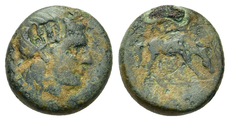 Troas, Alexandria, c. 251-261 BC. Æ (15mm, 4.5g). Laureate head of Apollo r. R/ ...