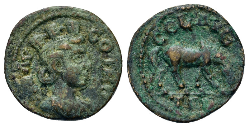 Troas, Alexandria. Pseudo-autonomous issue. Time of Gallienus (AD 260-268). Æ (2...