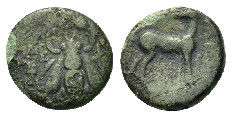 Ionia, Ephesos, c. 200 BC. Æ (12,1mm, 1,8g). Doro[...], magistrate. Bee within w...