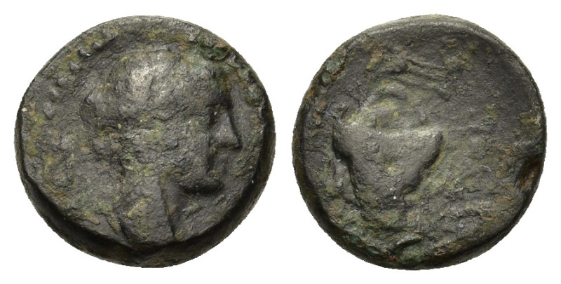 Seleukid Kings, Antiochos IV (175-164 BC). Æ (14mm, 3.70g). Antioch, c. 175-173/...