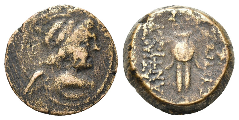 Seleukid Kings, Antiochos VII Euergetes (138-129 BC). Æ (18,8mm, 6.15g). Antioch...