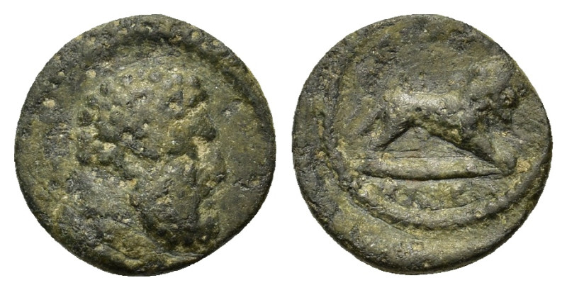 Uncertain mint. Pseudo-autonomous issue. Æ (13,8mm, 1.9g). Circa 3rd century AD....