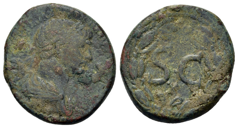 Trajan (98-117). Seleucis and Pieria, Antioch. Æ (28,2mm, 13.7g). Laureate, drap...