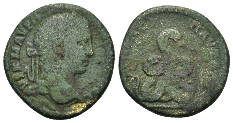 Caracalla (198-217). Thrace, Pautalia. Æ (32mm, 12.00g). Laureate head r. R/ Ser...