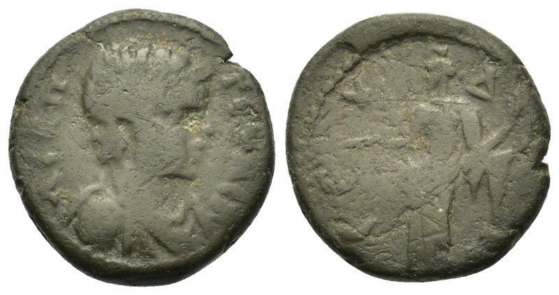 Geta (209-211). Thrace, Serdica. Æ (23mm, 5.20g). Bare-headed and draped bust r....