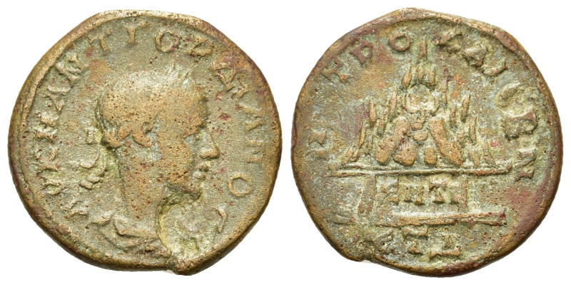 Gordian III (238-244). Cappadocia, Caesarea. Æ (26,4mm, 10.75g). Laureate, drape...