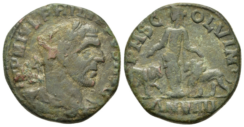 Philip I (244-249). Moesia Superior, Viminacium. Æ (27mm, 13.1g). IMP M IVL PHIL...