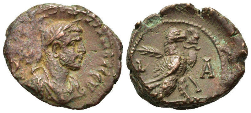 Aurelian (270-275). Egypt, Alexandria. Æ Tetradrachm (28,5mm, 8g). Laureate and ...