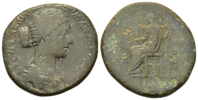 Lucilla (Augusta, 164-182). Æ Sestertius (31mm, 23.5g). Rome, Aurelius, AD 164-1...