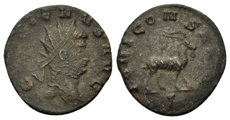 Gallienus (253-268). Antoninianus (19mm, 3.40g). Rome, 267-8. Radiate head r. R/...