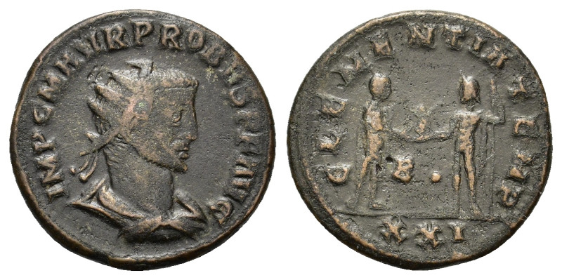 Probus (276-282). Æ Antoninianus (20,6mm, 3.65g). Antioch, AD 276. Radiate, drap...