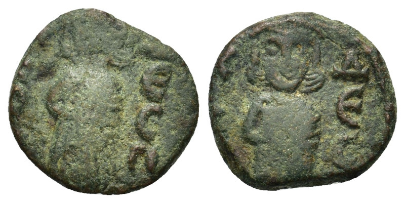 Constantine V and Leo IV (741-775). Æ 40 Nummi (16,9mm, 3.2g). Syracuse, AD 751-...