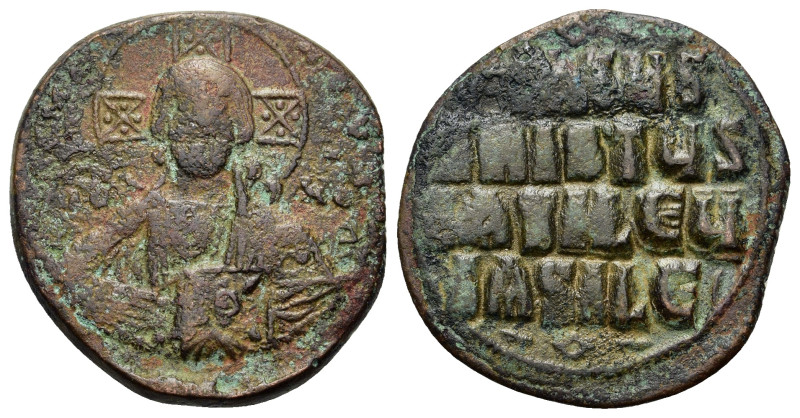 Anonymous, time of Basil II and Constantine VIII (976-1025). Æ 40 Nummi (29,1mm,...