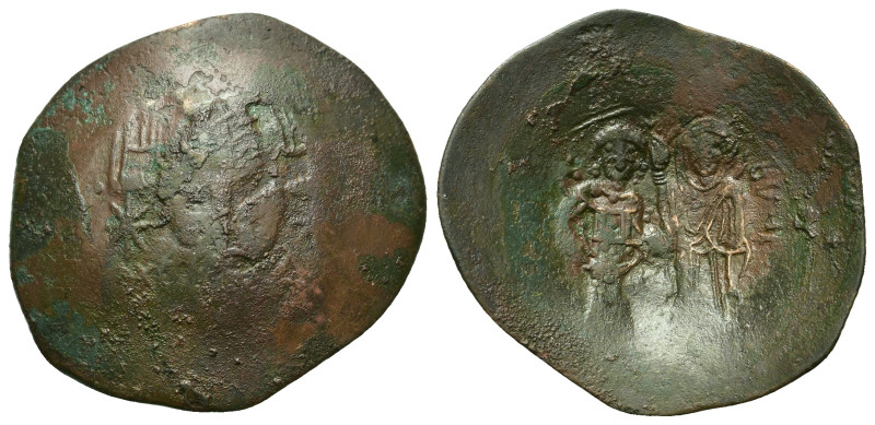 Manuel I (1143-1180). BI Aspron Trachy (30mm, 3.60g). Constantinople, 1167-1183....