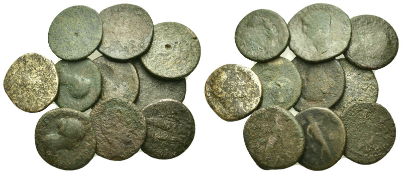 Lot of 10 Roman Imperial Æ coins, to be catalog. Lot sold as is, no return